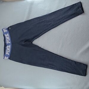 PINK Victoria's Secret Ultimate‎ Gray Blue Leggings - Size Medium